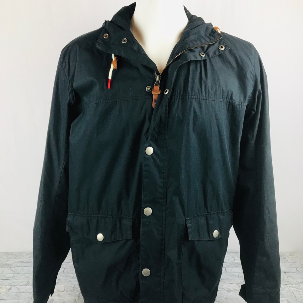 Nike hooded running jacket black Large C4
